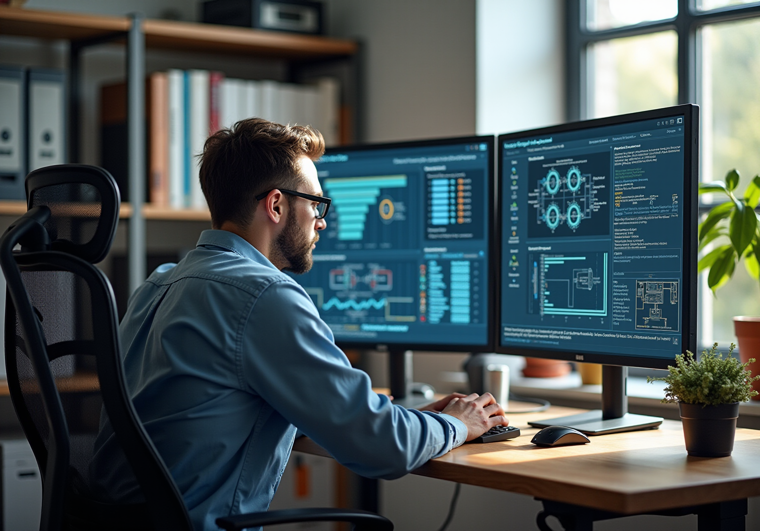 Support team handling client requests and daily operations